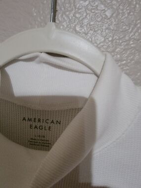 American Eagle Outfitters Womens White Polo